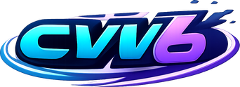 cvv6 নিয়ন লোগো